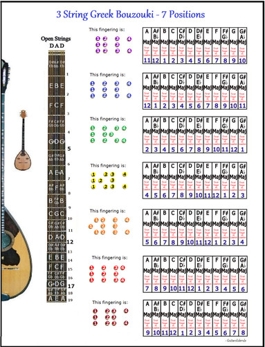 Saitige griechische bouzouki - 3,