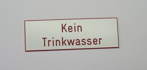Kunststoff hinweisschild kein - kunststoff,