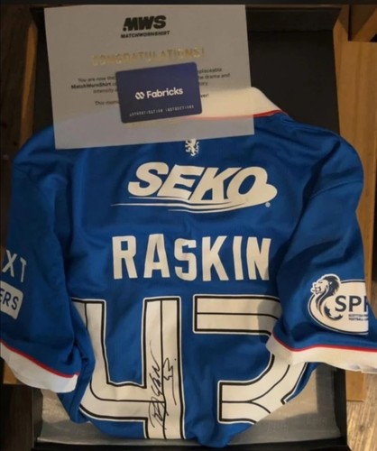 Nico raskin 2025 rangers - nico,