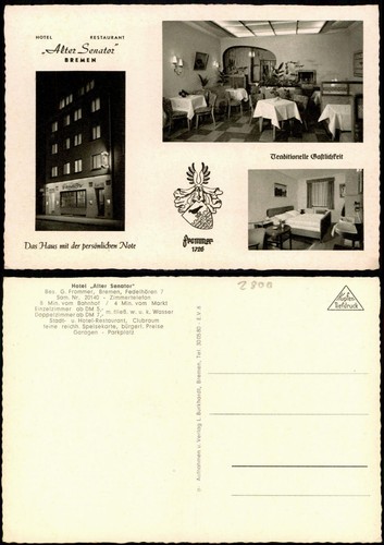 Bremen hotel restaurant - bremen, alter