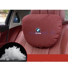 1pc/2pcs Für BMW Autositz Nackenkissen Logo Auto Car Kopfstütze Komfort NEW