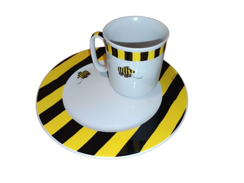 Teller tasse geschirr set - &,