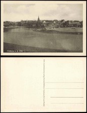 Ansichtskarte Freiburg (Elbe) Partie an der Stadt 1940