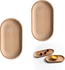 Buchenholz Serviertablett oval