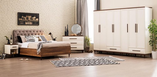 Schlafzimmer komplett 6tlg - komplett,