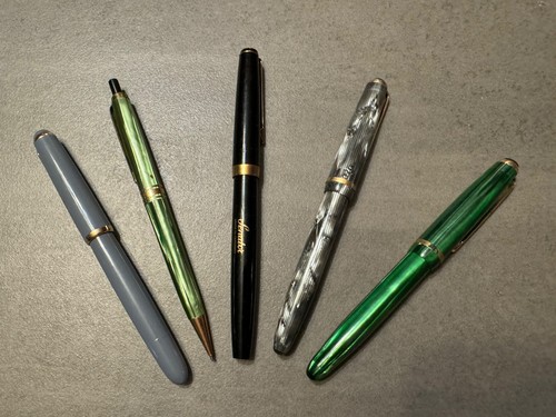 Vintage druckbleistift - 5x,