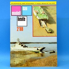 Modellbau heute 2 1988 GST DDR Flugmodell Schiffsmodell Bauplan Landungsschiff