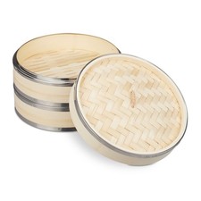 Bambus dampfgarer dim sum - dampfgarer,