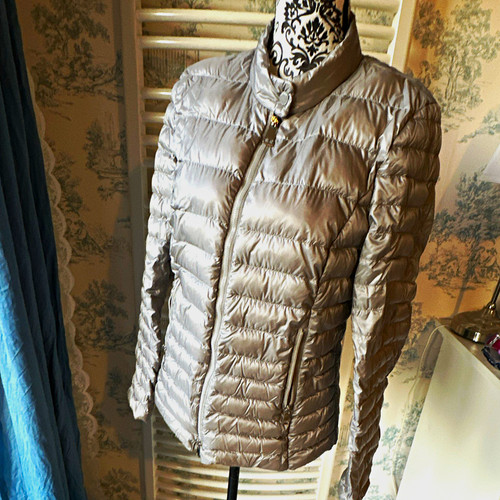 Damen steppjacke kurz silber - damen,