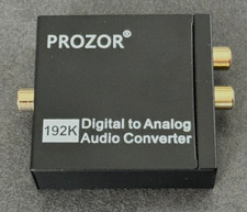 192 kHz Digital to Analog Audio Converter In: SPDIF/Coax, Out: Cinch, 3,5mm 