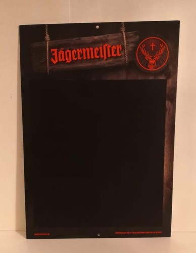 Jägermeister kreidetafel aus - jägermeister,