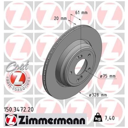 Zimmermann scheibenbremse - 2x,
