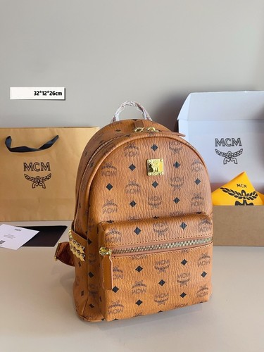 Mcm rucksack leder modischer - leder,