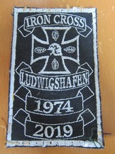 MC PATCH IRON CROSS MC LUDWIGSHAFEN ROCKER BIKER VINTAGE MOTORCYCLE CLUB PATCHES
