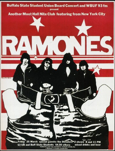 The ramones handbill - the, window