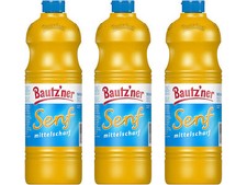 3x Bautz'ner Senf Mittelscharf