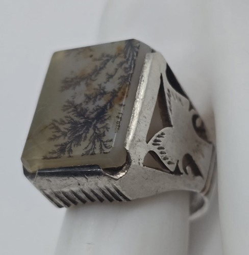 Vintage dendriten achat - achat, herren