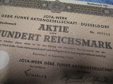 Dokument , historisch , Aktie