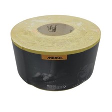 Mirka Gelbes Schleifpapier auf Rolle, 100mm x 50m, Körnung P120, für Hartholz