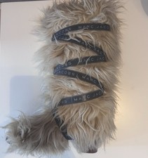 Marc Jacobs Yeti Fell Zottel Boots Logo Gr 41