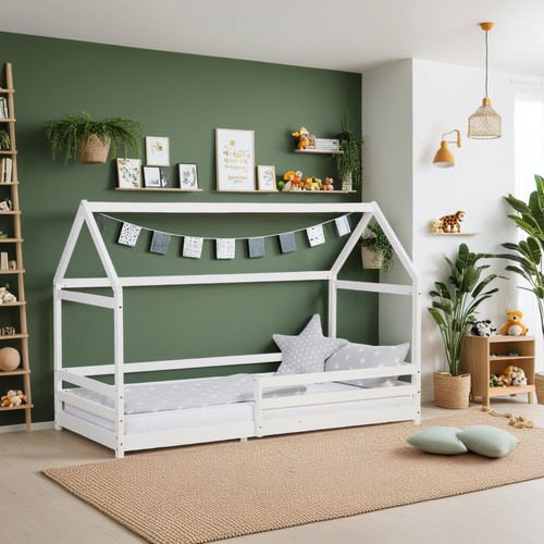 Hausbett kinderbett 90x200 - kinderbett,