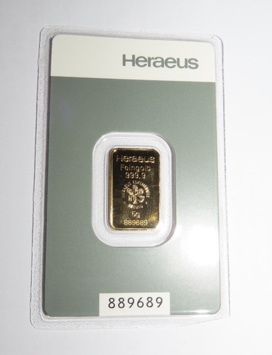 Heraeus gramm goldbarren - gramm,