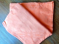 Bettwäsche DDR Orange Damast  6 Teile Sehr Gut Selten Mit Spannlaken