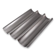 Schramm® Baquette-Backblech Antihaftbeschichtung Baguetteblech Baguettebackblech