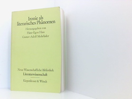 Ironie als literarisches