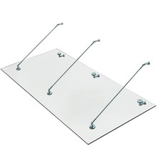 Glasvordach Türvordach