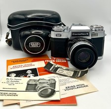Zeiss Ikon Contaflex S + Tessar 50mm f/2.8 Synchro-Compur TOP Zustand!