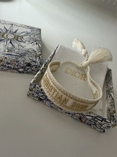 Neues DIOR Armband Creme Gold