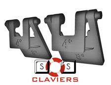 Logitech Cordless Desktop Wave Pro Tastatur Ersatz Bein Ständer Fuß