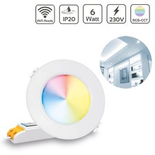 MiBoxer LED Einbaustrahler RGB+CCT 6W Ø118mm 2.4GHz WiFi ready Deckenstrahler