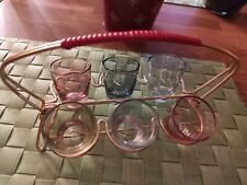 Vintage 50er 60er 6 Schnaps