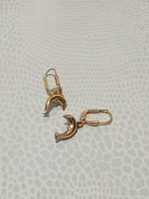 Delfin Ohrringe 585 Gelbgold poliert, Wiener Brisur – edel & verspielt