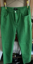 Damen hose gerade jeans grün - gerade,