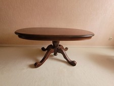 Couchtisch oval Mahagoniholz Luxus Verarbeitung Britisch Style Wie NEU