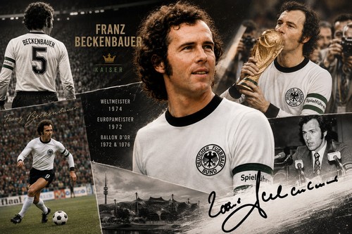 Franz beckenbauer autogramm - beckenbauer,,