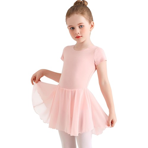 Mädchen ballettanzug kurzarm - ballettanzug,