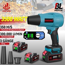 3 Gänge Akku Laubbläser