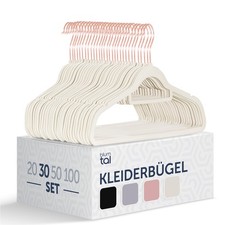 Samt-Kleiderbügel rutschfest