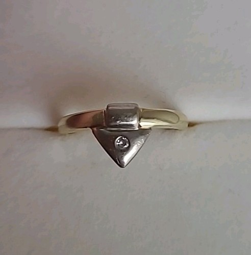 Ring gelbgold 333er bicolor - gelbgold, 333er,