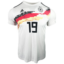 Adidas Deutschland Trikot Home Damen DFB Frauen #19 Rauch 2019 L (42/44) Weiß