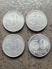 Vier pfennig münzen - 50-pfennig-münzen, der
