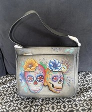 Anuschka Women's Gray Floral