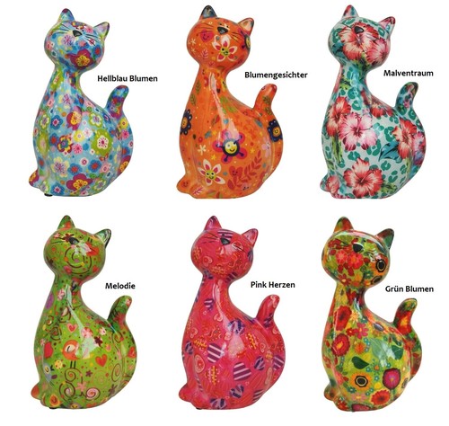 Spardose katze aus keramik - katze,