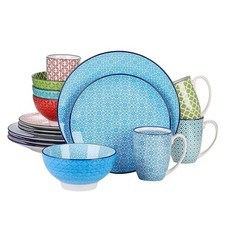 Geschirr Set Japan Porzellan bunt 4/8/12 Personen 16/32/48 Japanisches Design