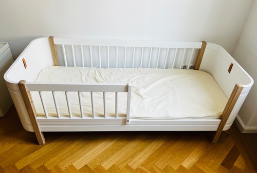 Wood mini babybett inkl - +,