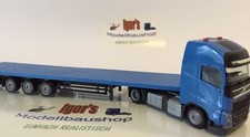 Herpa Volvo FH16 XL Lowliner mit Lowliner Auflieger und Rungen